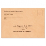 Enveloppe élection 75g 90x140 (Boîte de 500) - bulle